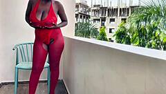 Outdoor Tit Fucking and Squirting Session