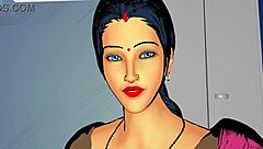 to quench her pussy thirst she fucks her nephew with creampie in pov