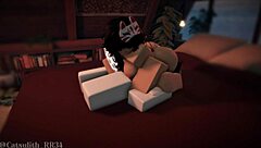 threesome over, now 1 on 1 with follower