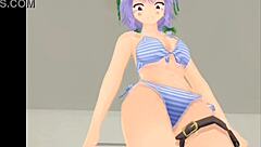 Mmd misadventures in the bathroom with fetish elements