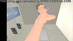 Mmd misadventures in the bathroom with fetish elements