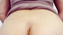 I love putting my girlfriend on her back to see her ass bounce!