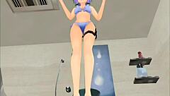 Mmd misadventures in the bathroom with fetish elements