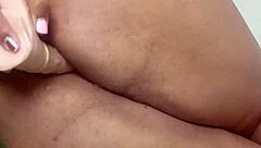 My stepsister Ali Denali masturbates her ass