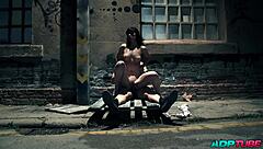 Beautiful Whore Fucked In Street