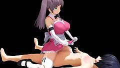 Welcome to the succubus battle simulator, where big-tits femdom queens dominate in this full collection game