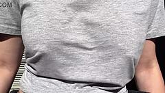 Want To See Artemisia Love's Big Boobs Bounce Outdoor?