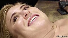 Busty Blonde Slave Says 'Tie Me Up'