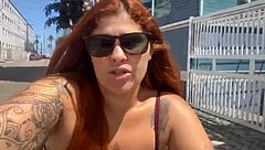 andando de bicicleta sem calcinha a buceta ficou suada