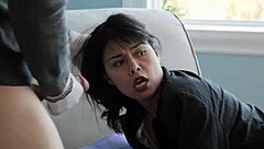 Dana Vespoli Handjob and Riding Monster Cock