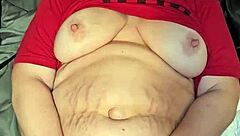 Milf cums with big tits and big orgasm