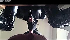 Nylon Hood Fetish Milf Blowjob Gagging