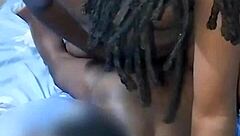 my step bro fucking and fingering my hairy pussy after finding me naked on his bed?