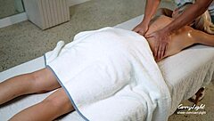 Fake masseur delivers surprising orgasms to voyeur spa clients