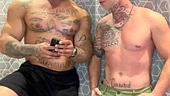 my friend gives me his ass to keep our secret in bdsm session