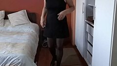 Horny Latina MILF Flashes Stepson