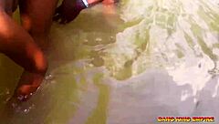 Local Stream Bath Ends In Hardcore Doggy Style Fuck