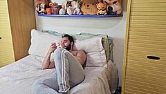 Latina rides for anal creampie