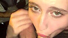 Blonde Teen Sucks Hung Instructor's Cock.