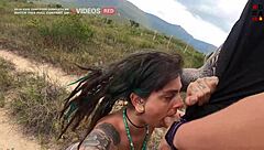 i enjoy a delicious blowjob in front of the morro