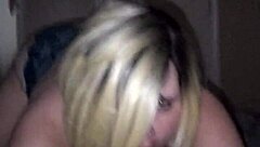 snowbunnyqueen27 deepthroats cage fighter's big black cock