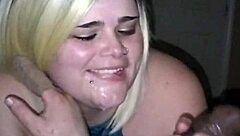 snowbunnyqueen27 deepthroats cage fighter's big black cock