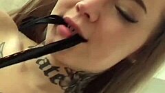 petite teen 18+ model rims deepthroats messy cum