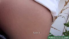 Ebbi gets anal and facial in public pickup for bikes?