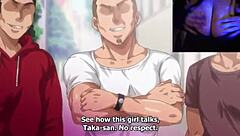 Isekai yarisaa episode 1 features big tits girls in group hook-up.