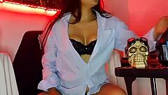 I Play With My Tight Pussy Penetrating Myself With Dildo And Cum