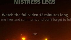 Sexy goddess teases feet