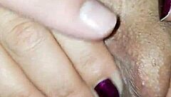 I'm licking and fingering her pussy now