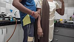 Indian Teen 18+ Bent Over in Rough Doggystyle by Stepbrother with Big Cock