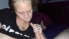 Girlfriend Smokes and Blows Friend's Pole