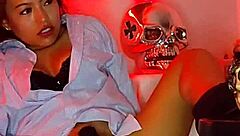 I Play With My Tight Pussy Penetrating Myself With Dildo And Cum