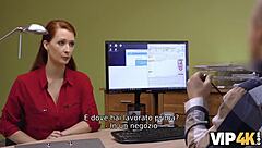 hey, check out this czech agent banging busty redhead isabella lui for cash