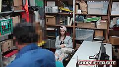 Young shoplifter gets caught and faces consequences.