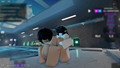 alone in indoor pool with shy girl leads to rough doggystyle fucking bent over