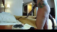 A wife secretly fucks a black dick on hidden camera