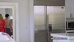 Blonde housewife relieves endless boner with detailed blowjob and hardcore sex