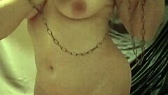 Oh, feel those belt strikes on me as your bound slave. I'm enduring this intense humiliation and bondage orgasm in homemade clip.