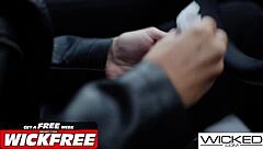 beautiful blondes emma hix and blake blossom enjoy a hard threesome with deepthroat and handjob