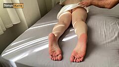 what if this horny curvy mom gets fucked hard after a sensual massage outdoors?