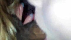 Wanna see my girlfriend sucking that huge black cock?