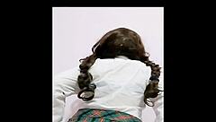 Mexican schoolgirl amateur masturbates her wet chochito to orgasm after classes with sexy ass voyeur view.