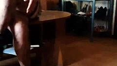 I get so turned on masturbating in stockings while dancing as a busty brunette european milf