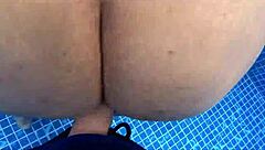 Milf Culona Gets Fucked In The Pool Water Craving That Huge Cock More Than Food!
