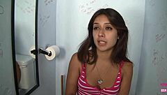 Why Is Jynx Maze Letting Chris Strokes Devour Her Shaved Pussy In Public Bathroom Gloryhole?