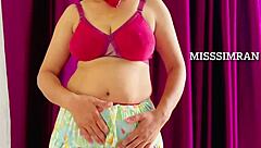 Misssimran Squeezing Big Round Natural Milky Boobs And Nipples Hard!