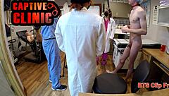 Naked teen patient Nova Maverick bound for gyno exam in Florida hospital with backstage bloopers and accidents
